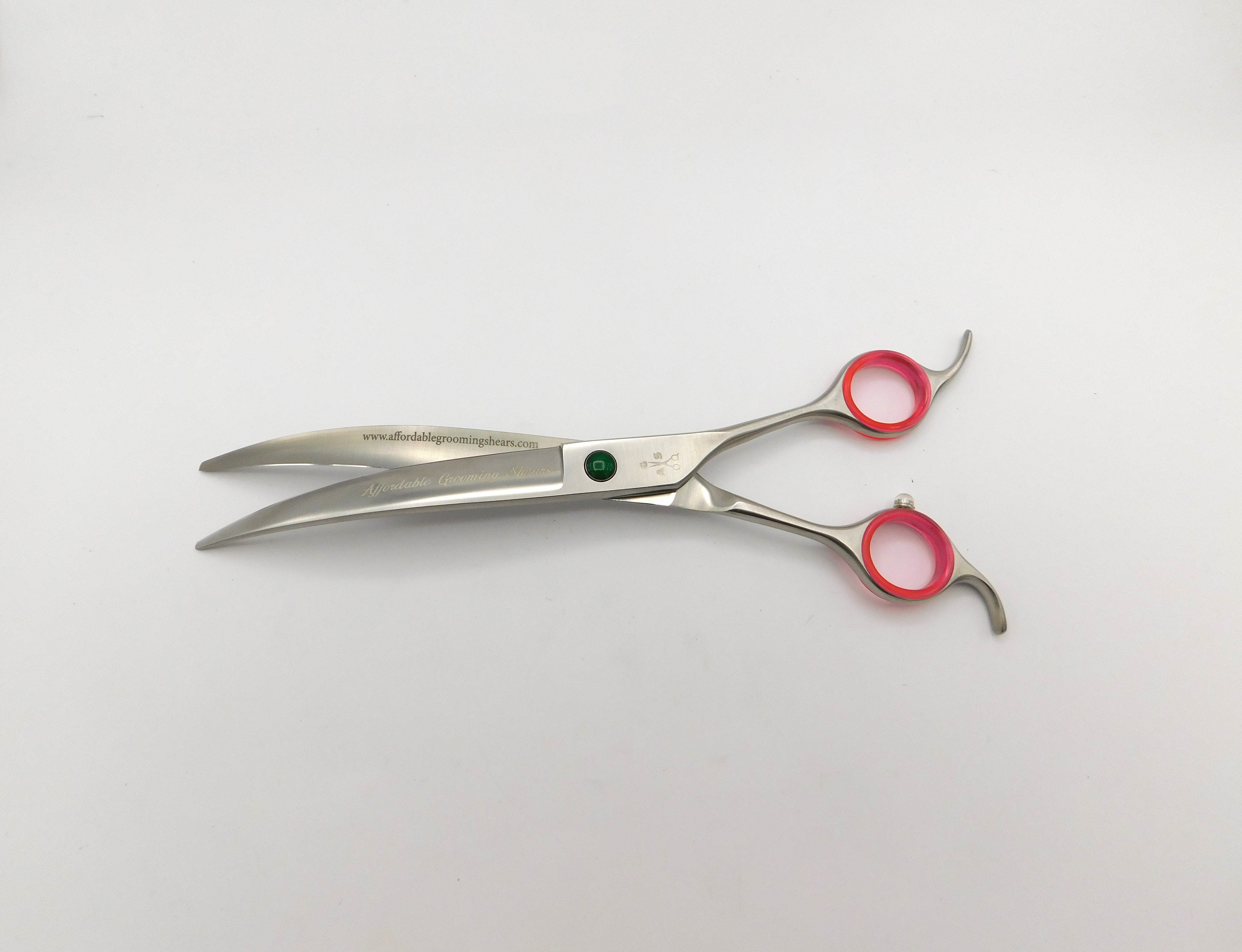 Flipper 8" Hard Curve Shear Affordable Grooming Shears