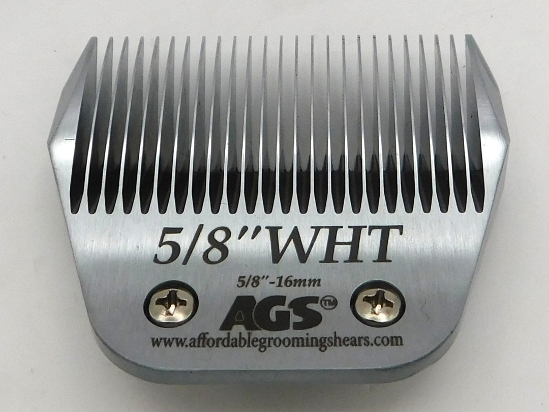 AGS #5/8" WHT Wide Clipper Blade