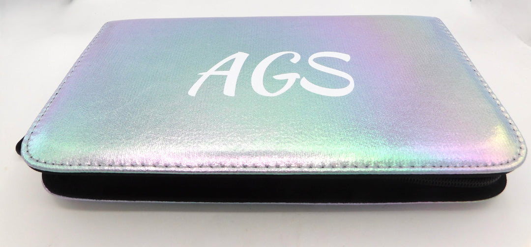 AGS Logo Iridescent 4 Shear Zipper Scissor Case